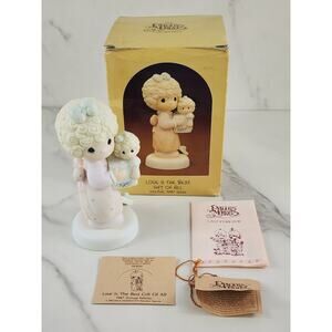 Enesco Precious Moments Love Is The Best 5 1/2" Porcelain Figurine 1987 Taiwan